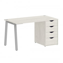 Стол письменный ХОМЕ ОФФИCЕ ВР.СП-3-138.4.А Дуб Наварра/Серый металл / HOME OFFICE VR.SP-3-138.4.A