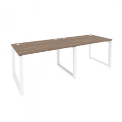 Рабочая станция на О-образном м/к ОНИКС О.МО-РС-2.2.8 Дуб Аризона/Белый / ONIX O.MO-RS-2.2.8