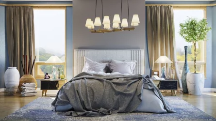 Комплект мебели для спальни Шелли №04 Дуб золотой Камень Пьетра чёрный