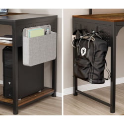 Письменный стол EUREKA ZX-SS140B-RWB с шириной 140 см Reclaimed Wood