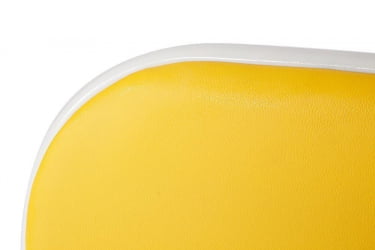 Складной стул FOLDER (mod. 032) / 1 шт. в упаковке каркас: металл, сиденье/спинка: экокожа, 41*51*76см, желтый