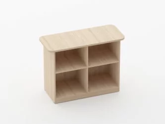 Тумба приставная к столу Глассй 3.18.12 Дуб молочный / Glassy