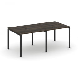 Стол переговорный (2 столешницы) CОНCЕПТ CН.ПРГ-021 Дуб Мали Черный / CONCEPT CN.PRG-021