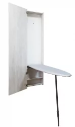 Дизайнерский шкаф Iron Box Eco (левый) Беленый дуб