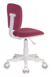 Кресло детское Бюрократ CH-W204NX (пластик белый) Розовый 26-31