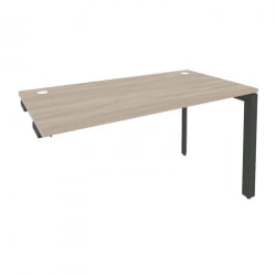 Стол-приставка на П-образном м/к к опорным элементам ОНИКС О.МП-СПР-3.7 Дуб Аттик/Антрацит / ONIX O.MP-SPR-3.7