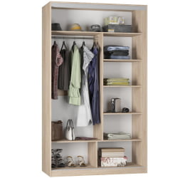 Детский шкафы-купе B-220х135х60-2(ЯШТ-ЯШС-D10D10)