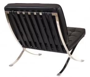 Диван одноместный Еверпроф Барселона - 1 экокожа Черный / Everprof Barcelona