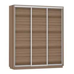 Шкаф в прихожую Экспресс Трио Элемент 1800х2200х Ясень шимо тёмный / 1800х2200h