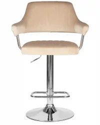 Стул барный ДОБРИН CХАРЛЙ Бежевый велюр МДЖ9-10 / DOBRIN CHARLY MJ9-10