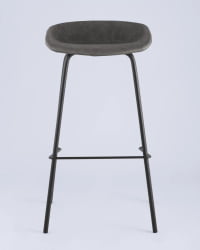 Стул барный Beetle Lite PU серый 2 шт