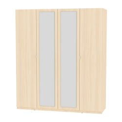 Шкаф распашный R-198х180х45-1-TR-M(ДМ)