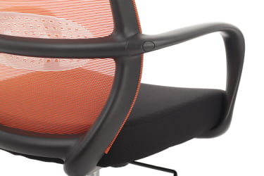 Кресло Фаст В-207 Черный Пластик/Оранжевый / Fast W-207