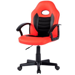 Кресло на колёсиках CHAIRMAN KIDS 111 Черный-красный