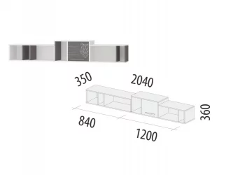 Полка в детскую Аляска 501.07