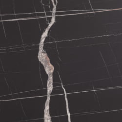 Стол обеденный MANZANA ЛДСП/HPL/металл, 80 х 80 х 75 см, Мрамор черный/черный