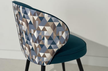 Стул Остин (зеленый (велюр)/черный)