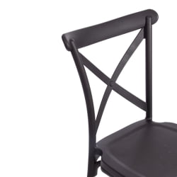 Стул CROSS (mod. PL24) / 1 шт. в упаковке пластик, 48 х 58 х 89 см, Black (черный) 05