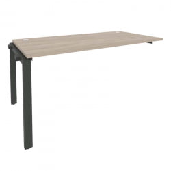 Наборный элемент рабочей станции на П-образном м/к ОНИКС О.МП-1.НРС-4.8 Дуб Аттик/Антрацит / ONIX O.MP-1.NRS-4.8