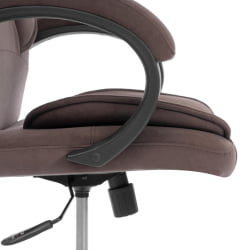 Кресло руководителя ОРЕОН металБЛ велюр, коричневый, 6 / OREON metalBL