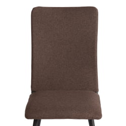 Мягкий стул La Rousse NEW, ткань рогожка, коричневый/черный, 3М7-147, 45x55x93 см