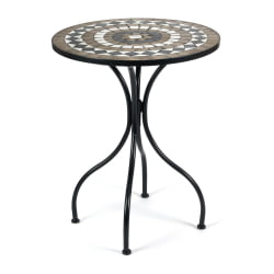 Обеденный стол Secret de Maison ROMEO (mod. PL08-7451RV) металл, 60*72см, черный /плитка 