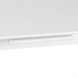 Стол-автомат RAMBO (mod. 1193) МДФ/пластик, 130+30 x 80 x 75 см, white (белый)