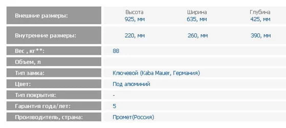 Депозитная ячейка DB-8