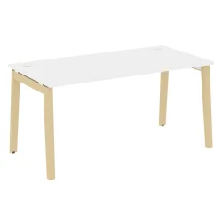 Стол письменный ОНИКС ВООД ОВ.СП-4.8 Белый Бриллиант/Светлый / ONIX WOOD OW.SP-4.8