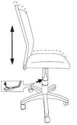 Кресло детское Бюрократ KD-9 (пластик белый) Розовый