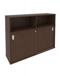 Шкаф-купе приставной Метал Сйстем Б.ШК-2 Венге/Белый / Metal System