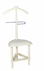 Вешалка костюмная с сиденьем В 26Н Слоновая кость