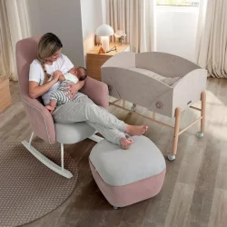 Детское кресло Micuna (Микуна) Wing/Moom waterwood текстиль pink tierra/light grey Детское кресло Micuna (Микуна) Wing/Moom waterwood текстиль pink tierra/light grey