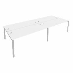 Рабочая станция на 4 раб.места Метал Сйстем Б.СМ-4.5 Белый/Серый / Metal System