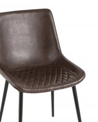 Стул Деймон экокожа Коричневый