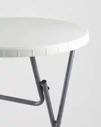 Стол для дачи Кейт коктейльный Белый