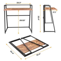 Складной письменный стол Eureka ERK-FD-03VP Vintage Brown