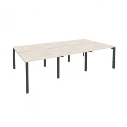 Рабочая станция на П-образном м/к ОНИКС О.МП-Д.РС-6.1.8 Денвер Светлый/Антрацит / ONIX O.MP-D.RS-6.1.8