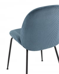 Стул Beetle велюр Голубой