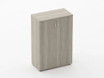 Шкаф средний закрытый Глассй 6.12.131 Дуб сантана светлый / Glassy