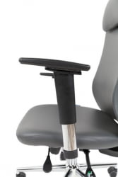 Офисное кресло CХАИРМАН 500 ЛЮКС (ЛУКС) ЭКО экокожа Серый / CHAIRMAN (LUX)