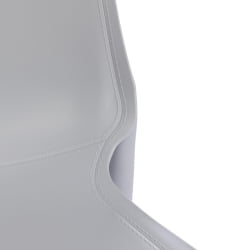 Стул GENIUS (mod 75) металл/пластик, 46x56x84cм, серый/ножки хром