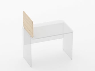 Экран разделительный прямой Glassy 5.14.06 Туя