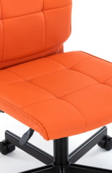 Кресло для персонала Everprof EP-300 Экокожа Оранжевый