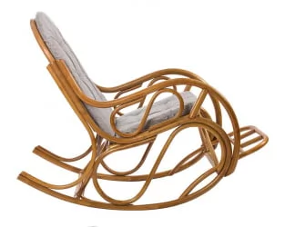 Кресло-качалка CLASSIC MI-001 с подушкой Золотой мёд