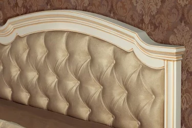 Комплект мебели для спальни Марлен №6 Кремовый белый Патина