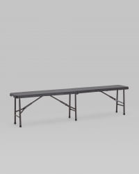 Скамейка складная пластиковая Кейт 180 (HDPE) Коричневый Скамейка складная пластиковая Кейт 180 (HDPE) Коричневый