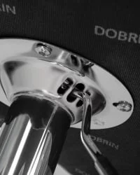 Стул барный ДОБРИН БАРНИ Серый велюр МДЖ9-75 / DOBRIN BARNY MJ9-75