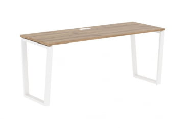Стол письменный ЕДИС ЕВСТ 1767 Дуб Денвер светлый Белый / EDIS EVST