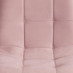 Мягкий стул CHILLY MAX Велюр/металл , 45 х 54 х 90 см , пыльно-розовый/белый